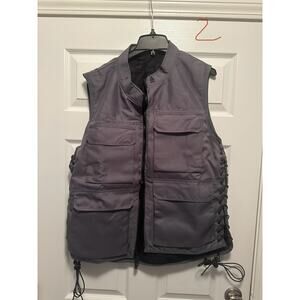 Male Sporting Vest (M to XL), Gray/Black - PVC-VM36GB
